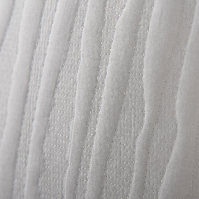 NIEBUHR WHITE STRIPE MODERN INDUSTRIAL THROW PILLOW