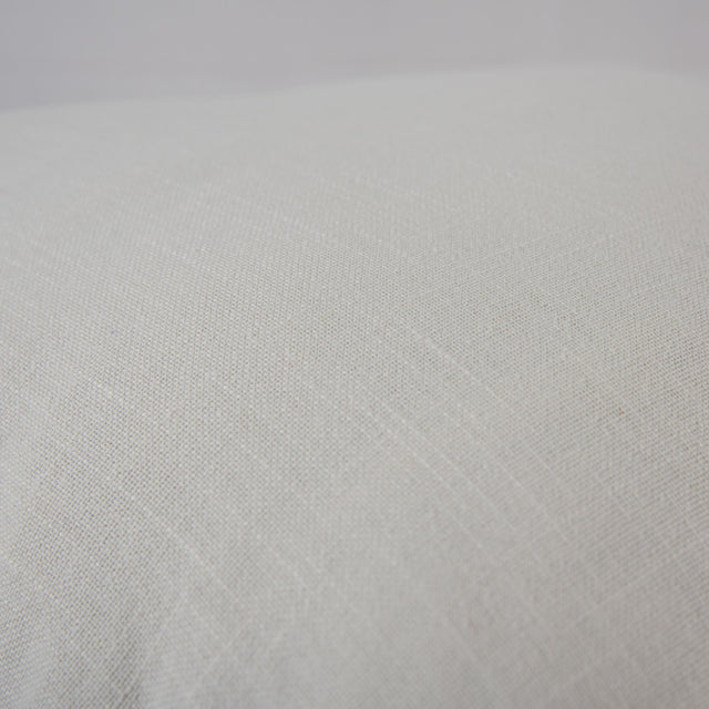 FRISK IVORY SOLID MODERN INDUSTRIAL THROW PILLOW