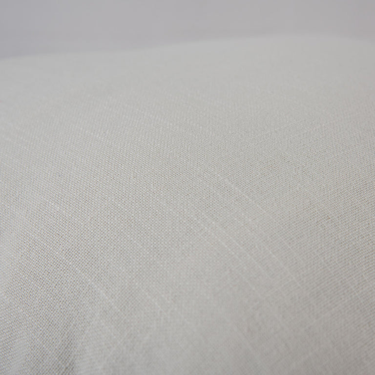 FRISK IVORY SOLID MODERN INDUSTRIAL  THROW PILLOW