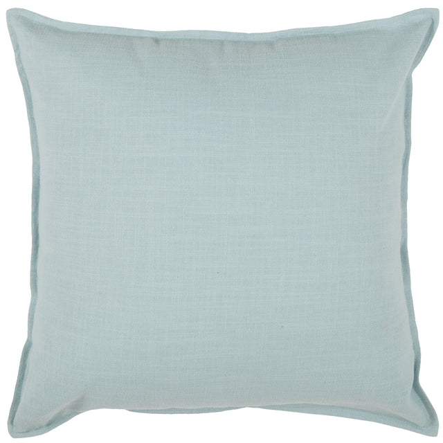 DAMBORG LIGHT BLUE SOLID URBAN FARMHOUSE THROW PILLOW