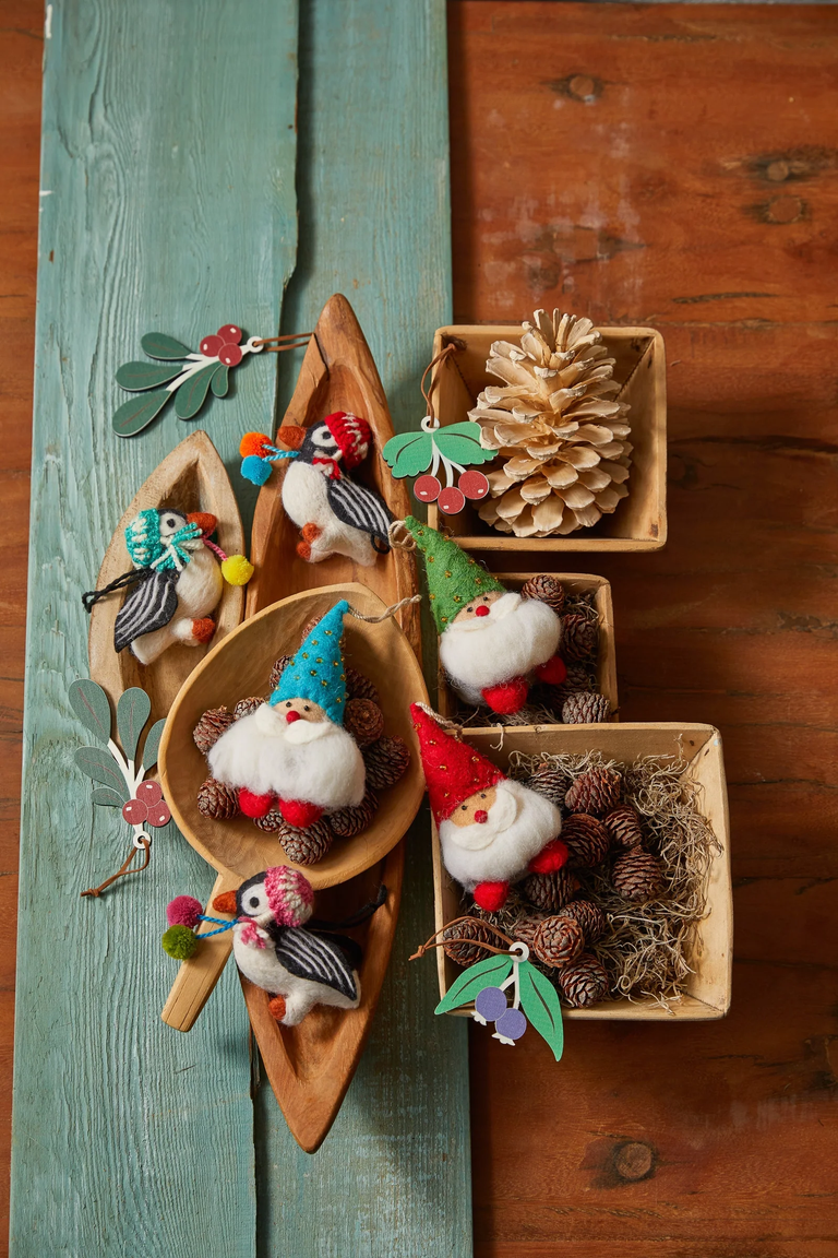 FELT GNOME ORNAMENT | HOLIDAY