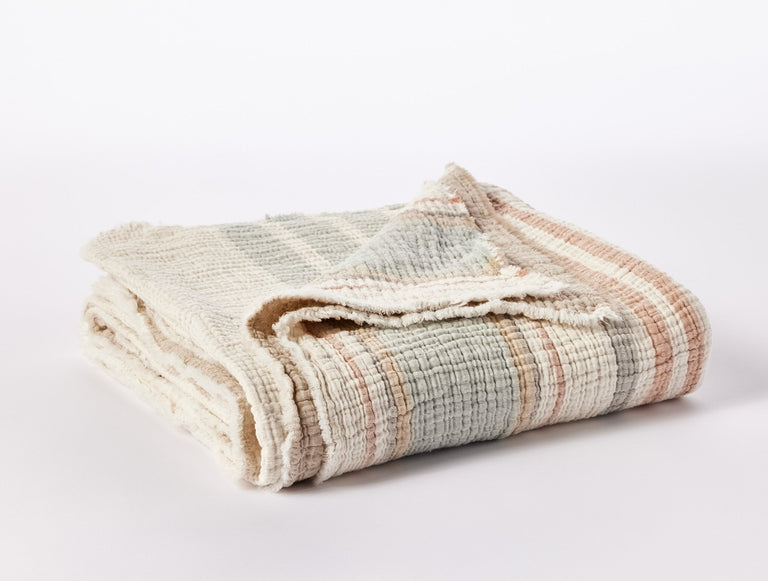 TOPANGA ORGANIC MATELASSE THROW | THROWS