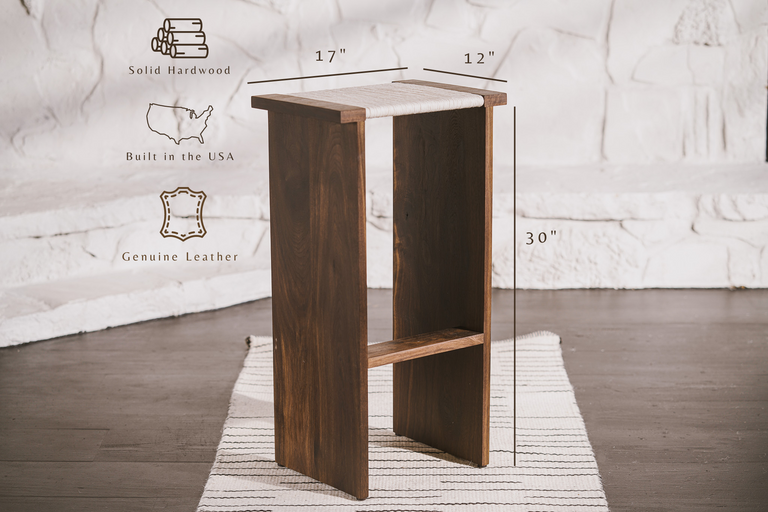 Harmony Stool Tall by the Iron Roots Designs | Local SF Artisan Craft | SEATING