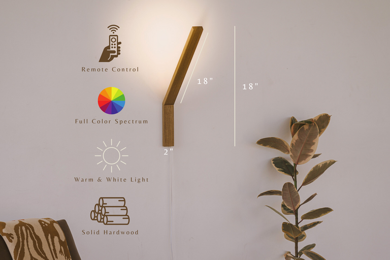 Angle Wall Sconce Lamp by the Iron Roots Designs | Local SF Artisan Craft | LIGHTING