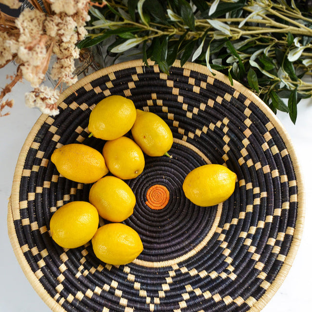 RWENZORI MOONLIGHT LOBELIA HARVEST BASKET (UGANDA)