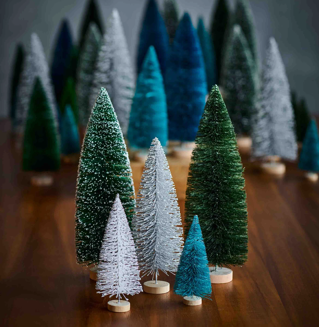 WINTER YUKON BRUSH TREES SILVER | HIOLIDAY