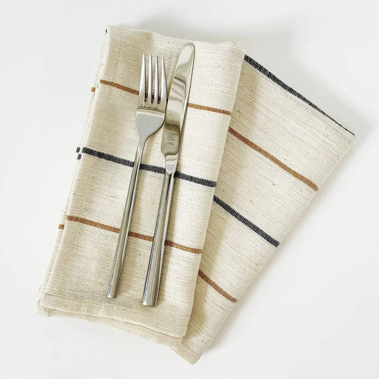 ADAMA HANDWOVEN COTTON NAPKIN | TABLE TEXTILES | ENTERTAINING | ETHIOPIA