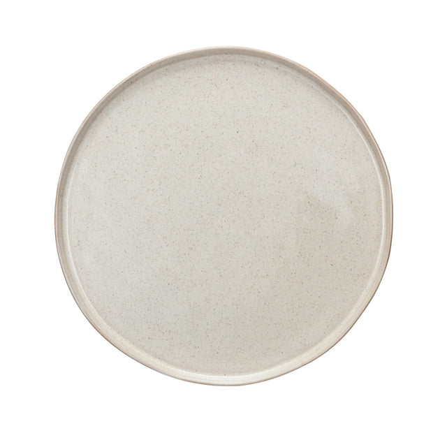 IVORY STONEWARE PLATE | ENTERTAINING