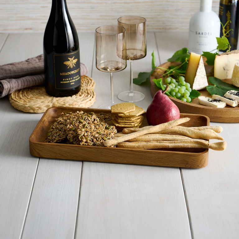 ARBOR OAK NARROW TRAY | DECORATIVE TRAYS | CATCHALLS | SERVING BOARDS