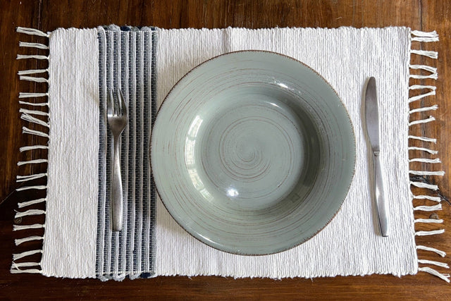 KONSO RECYCLED ETHIOPIAN COTTON PLACEMAT | ENTERTAINING