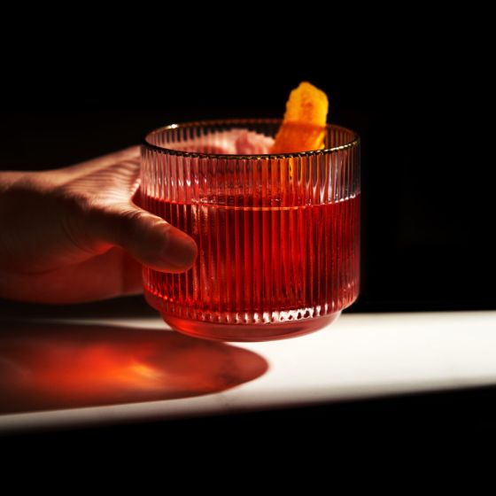 MERIDIAN CRYSTAL LOWBALL TUMBLERS