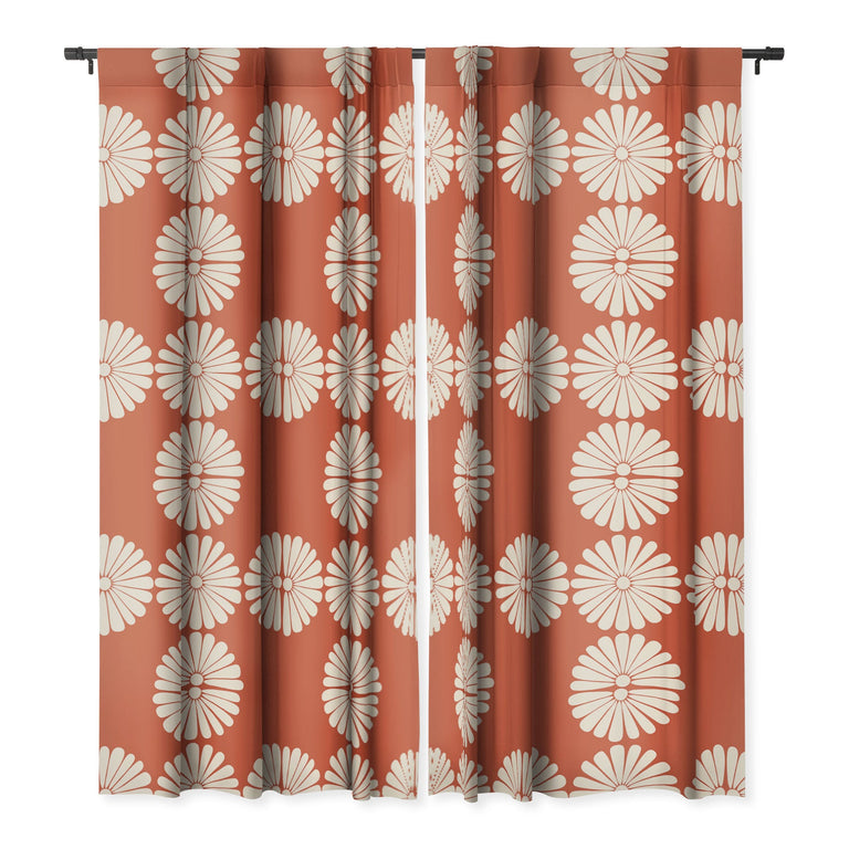 RETRO DAISY XV WINDOW CURTAINS | CURTAINS