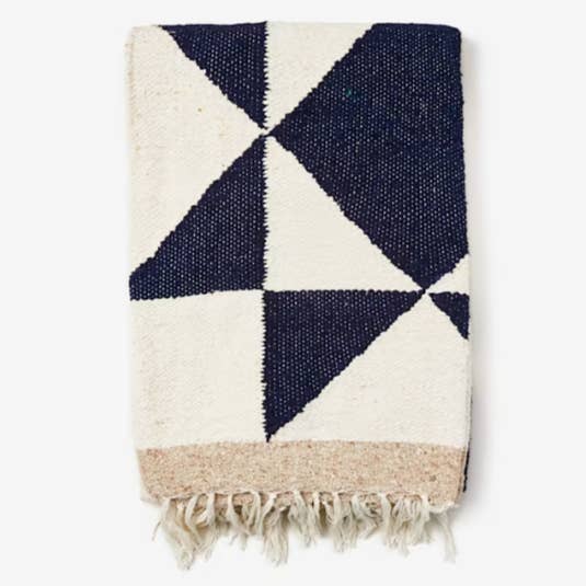GEO SUN PATTERN COTTON BLEND THROW | THROWS