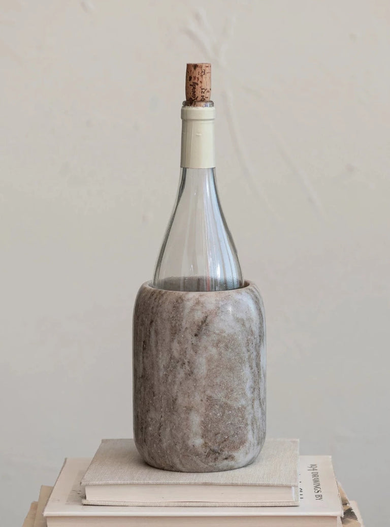 MARBLE BOTTLE HOLDER-CROCK | ENTERTAINING