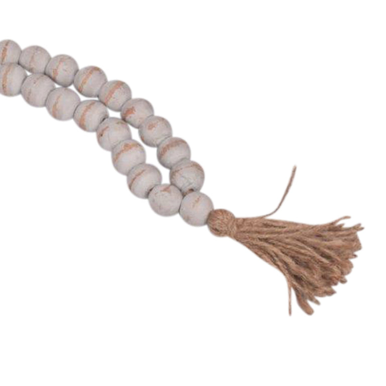 WOOD BEAD TASSEL GARLAND | OBJECTS