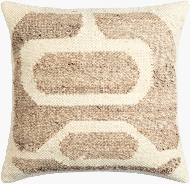DECCAN TRAPS GEO WOVEN COTTON THROW PILLOW