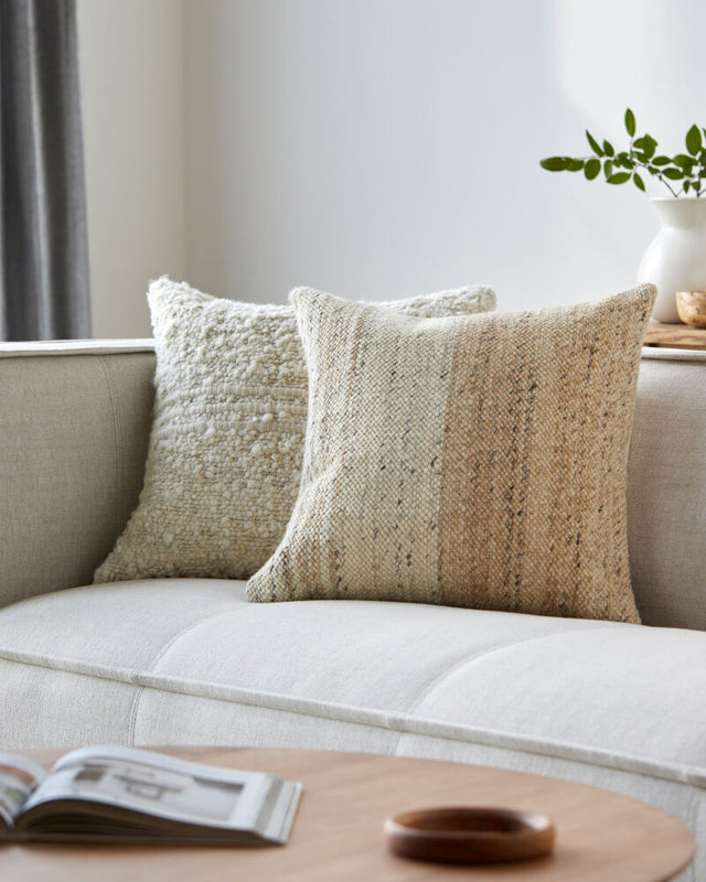 DECCAN TRAPS HAZE WOVEN COTTON THROW PILLOW