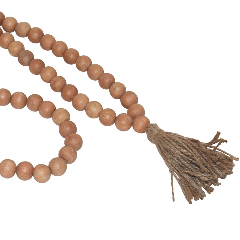 WOOD BEAD TASSEL GARLAND | OBJECTS