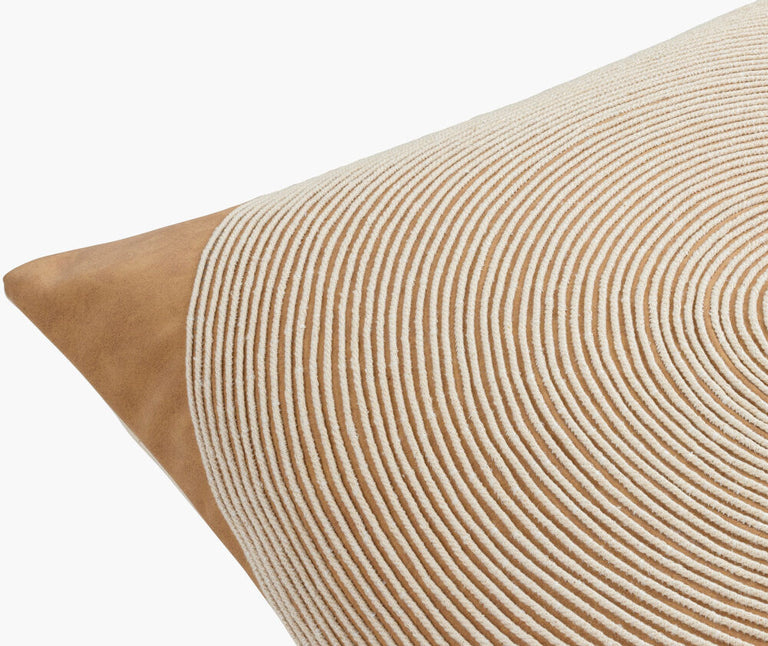 ETERNITY RIPPLE COTTON THROW PILLOW