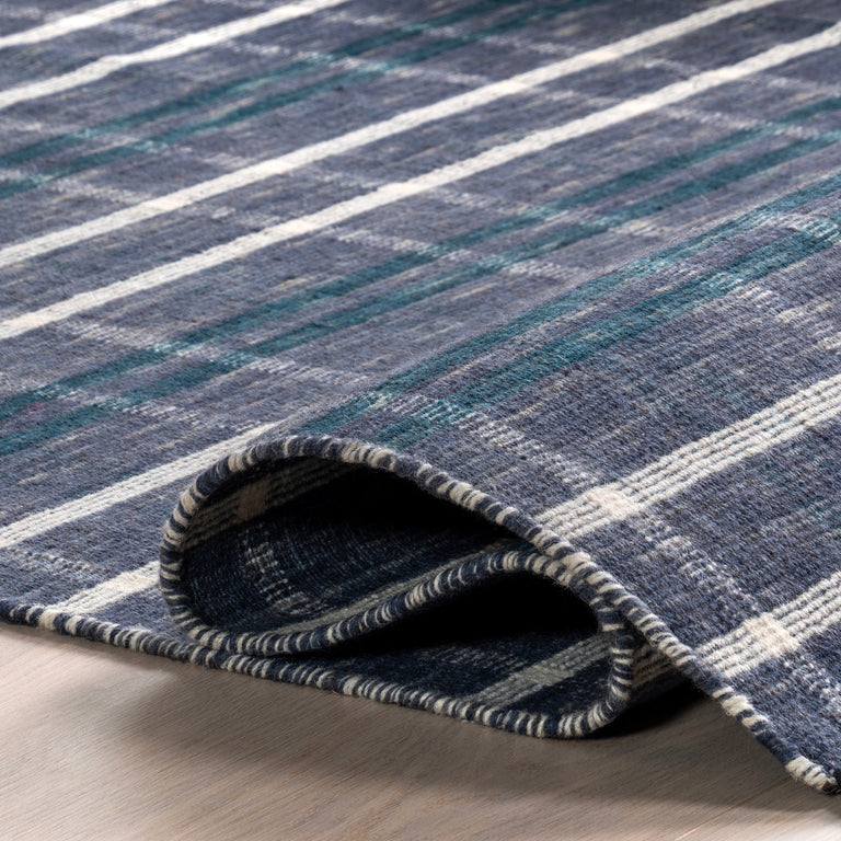 KORETTA PLAID WOOL FRINGE (5' x 8') | RUGS
