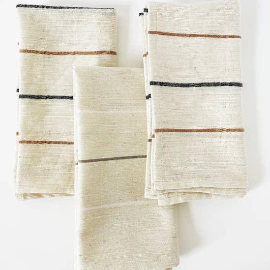 ADAMA HANDWOVEN COTTON NAPKIN | TABLE TEXTILES | ENTERTAINING | ETHIOPIA