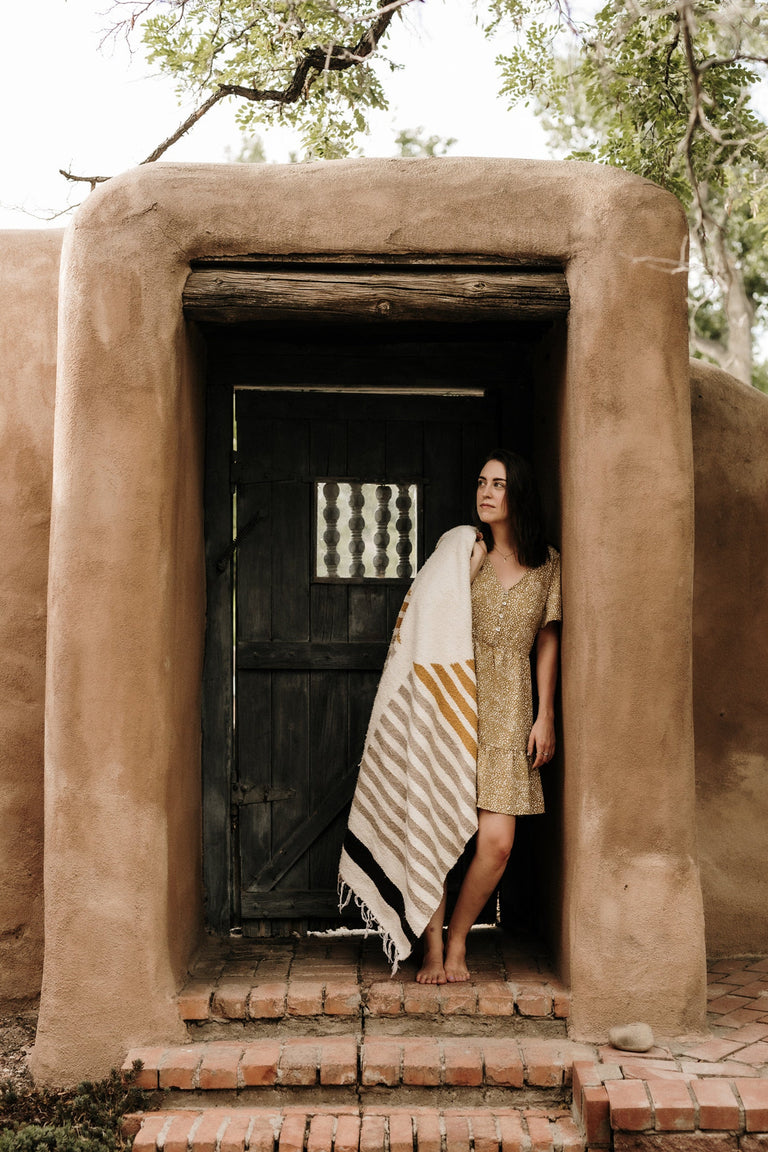 DESERT SOLSTICE HANDWOVEN BLANKET | THROWS