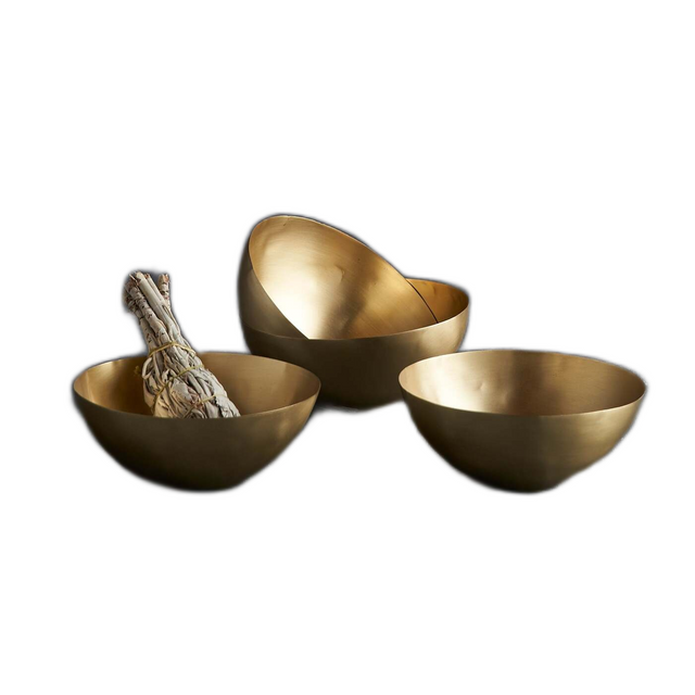 BRASS SMALL PINCH BOWLS | ENTERTAINING