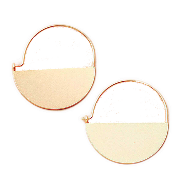 REFINED LUNAR HOOP | JEWELRY