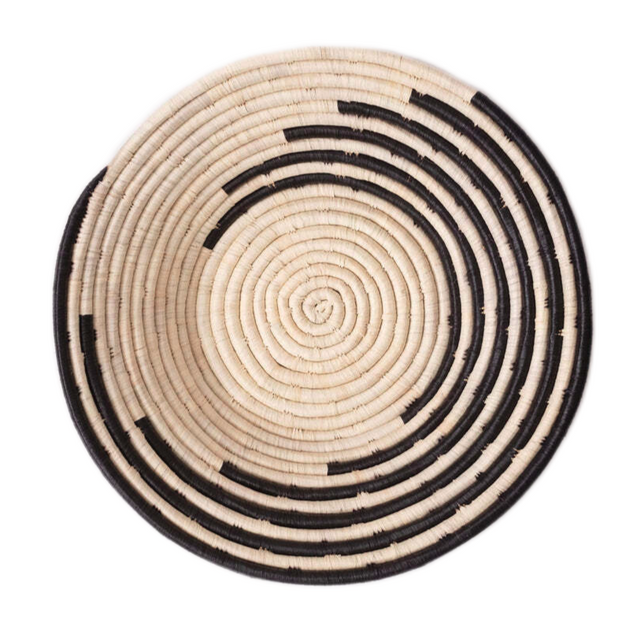 BREAKING WAVES 13" BASKET (UGANDA)