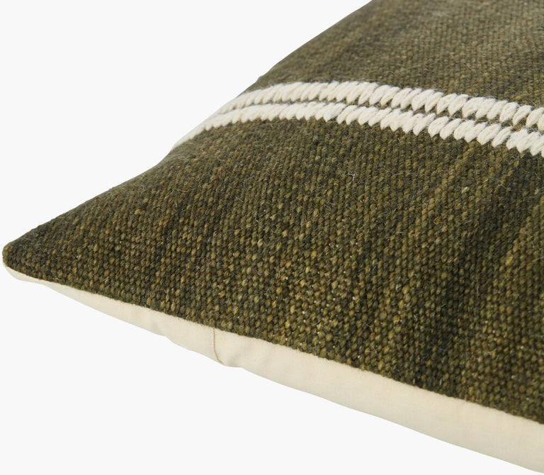 JUNDAH WOVEN COTTON THROW PILLOW
