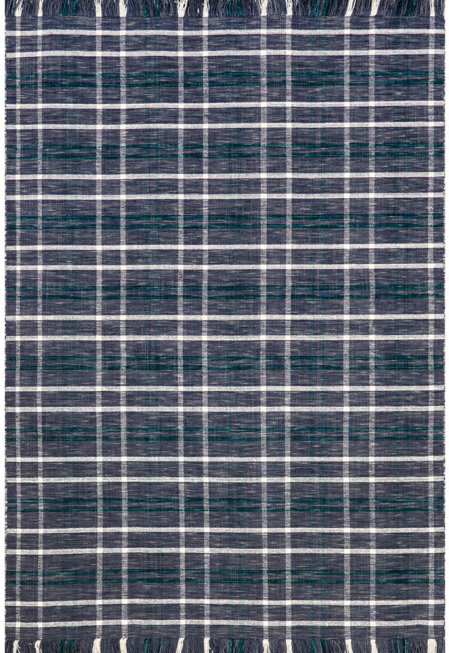 KORETTA PLAID WOOL FRINGE (5' x 8') | RUGS