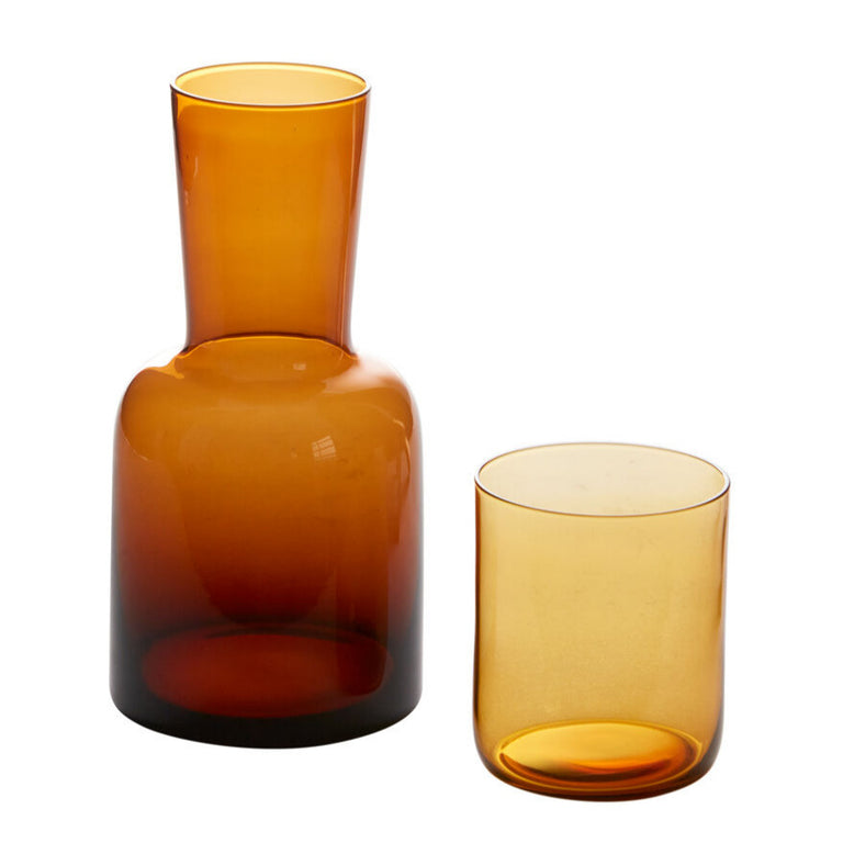 KESWICK AMBER GLASS CARAFE