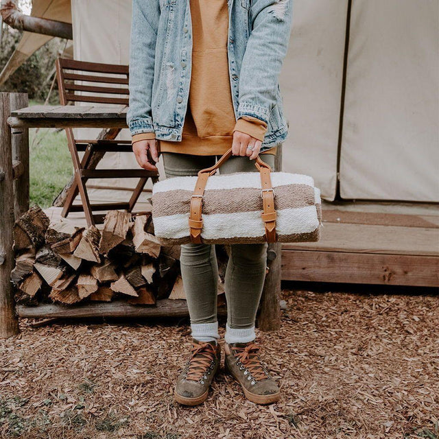 VEGAN LEATHER BLANKET STRAP | THROWS