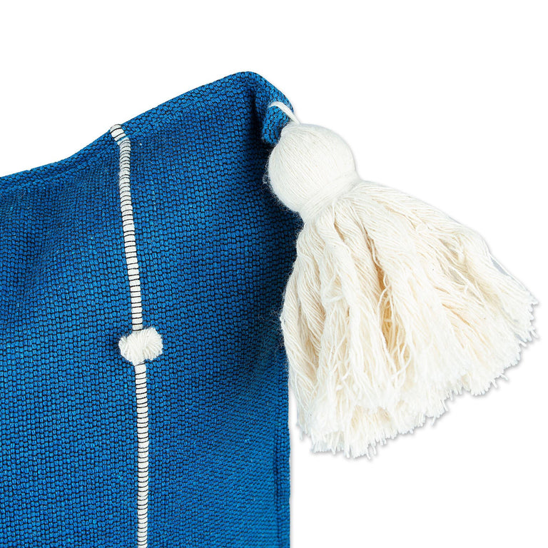 CYAN SPIRIT ON POINT STITCHED LINE PILLOW (OAXACA)