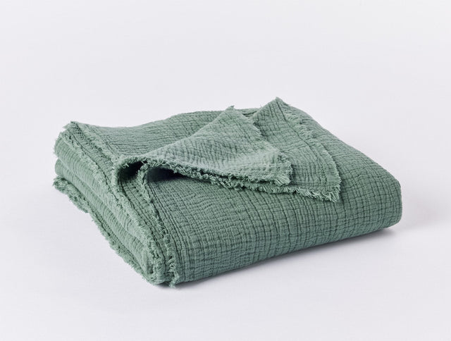 TOPANGA ORGANIC MATELASSE THROW | BEDDING