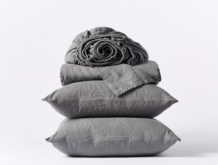 ORGANIC RELAXED LINEN SHEET SET | BEDDING