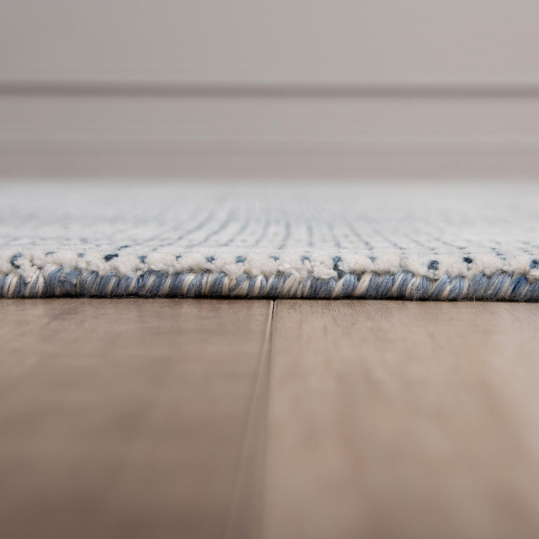 RUMI HANDWOVEN RUG - BLUE