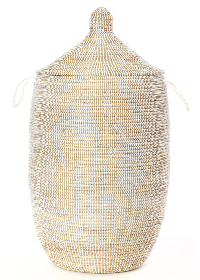 WHITE LAUREL BASKET (SENEGAL)