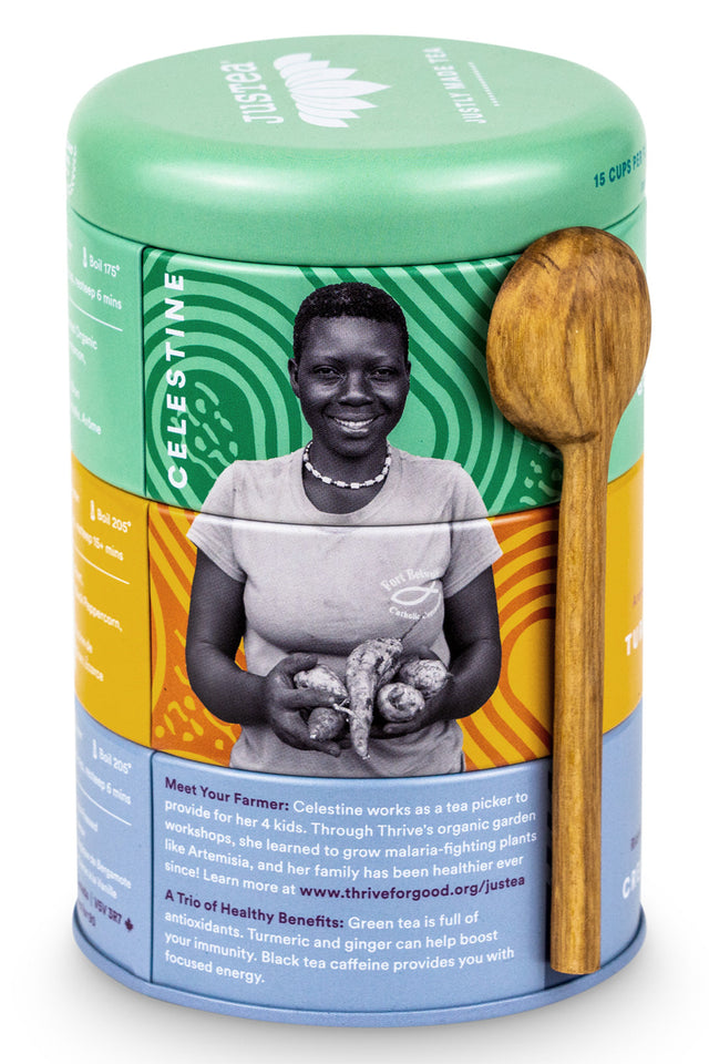 JUSTEA LOOSE LEAF ASSORTED TRIO GIFT TIN (KENYA)