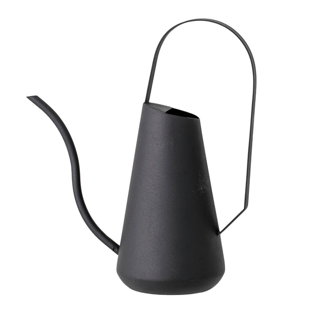 BLACK TAPERED METAL WATERING CAN | FLORA