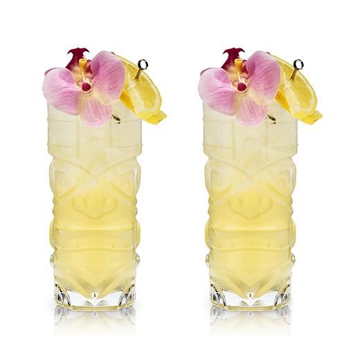 CRYSTAL TIKI GLASSES | COCKTAIL ENTERTAINING