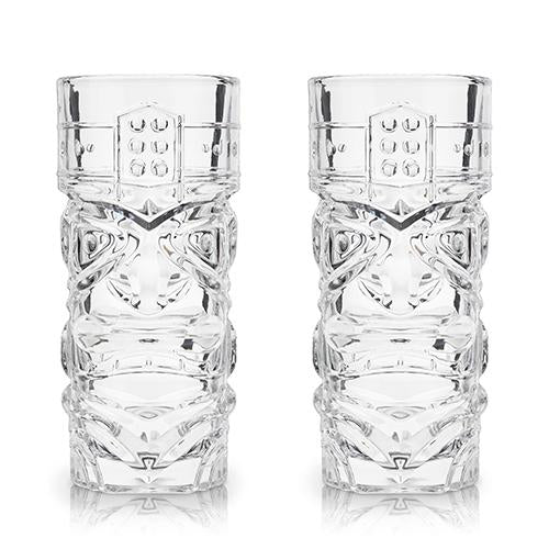 CRYSTAL TIKI GLASSES | COCKTAIL ENTERTAINING