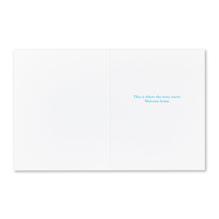 The beginning is the most important part | GREETING CARD - NEW HOME