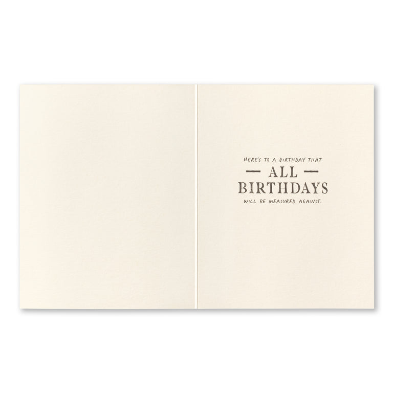 Best Ever - Here's to a birthday that | GREETING CARD - BIRTHDAY
