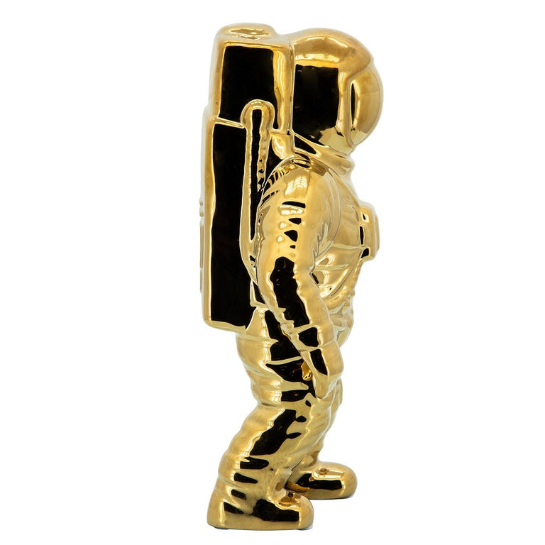 GOLD ASTRONAUT STATUE | FIGURINE
