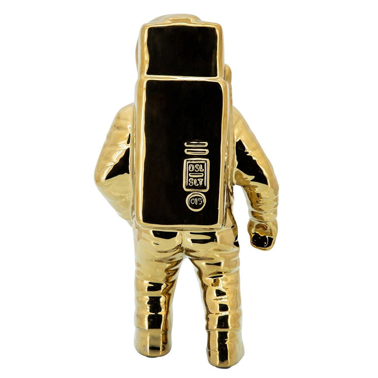 GOLD ASTRONAUT STATUE | FIGURINE
