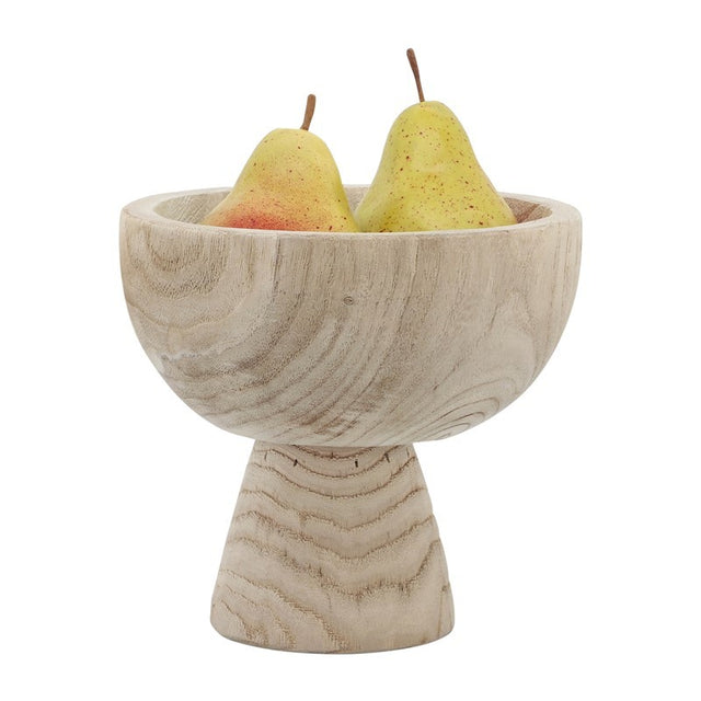 WOOD PEDESTAL BOWLS | ENTERTAINING