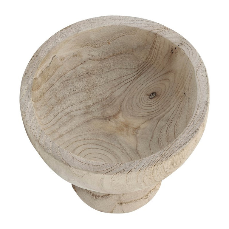 WOOD PEDESTAL BOWLS | ENTERTAINING