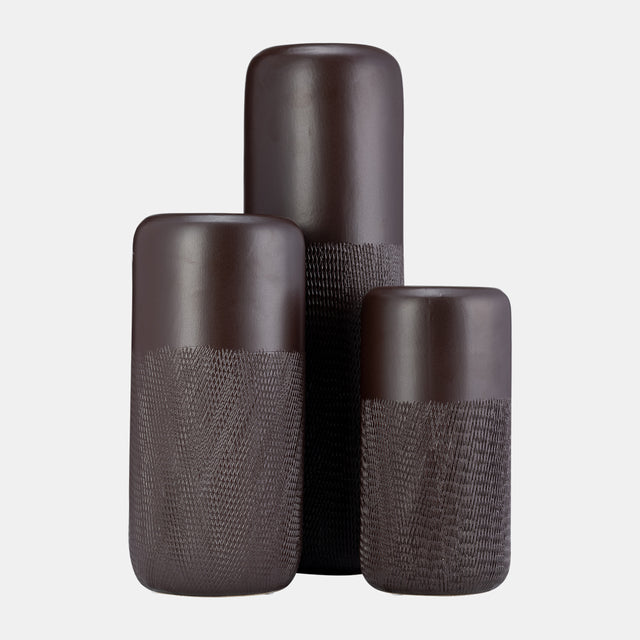 JAVA GROOVED VASE | VASES