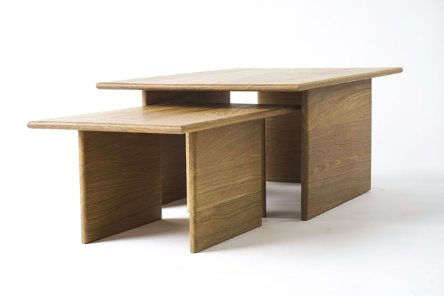"Arch Nesting" Coffee Tables by Iron Roots Designs | made in Berkeley, CA